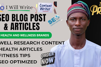 write SEO mental health and wellness blogs or articles
