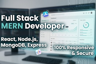 develop full stack mern web application