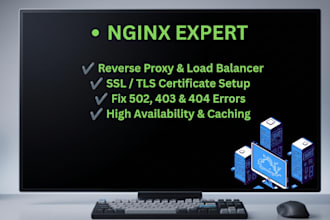 configure nginx reverse proxy, load balancer, and ssl certificate