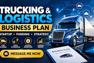write a professional trucking and logistics business plan
