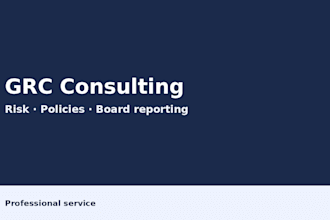 provide practical grc consulting and risk management setup