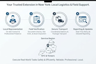 handle mail and local errands in new york and yonkers