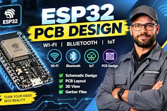 do iot pcb design, esp32 pcb design, and sensor pcb for embedded system