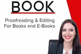 edit, proofread and format your book and ebook for KDP