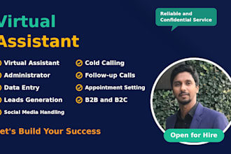 be your reliable and professional virtual assistant