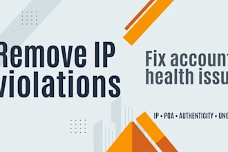 fix IP violations and reactivate listings