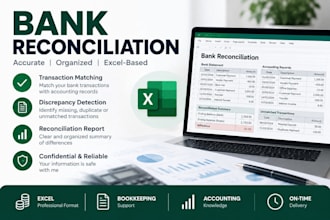 perform accurate bank reconciliations and financial reconciliation in excel