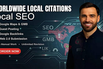 build 350 local citations and directory submission for local SEO