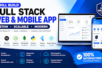 build a modern fullstack web and mobile apps