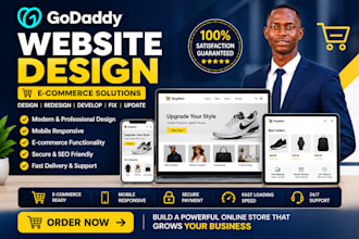 design godaddy website redesign godaddy website fix and update godaddy website