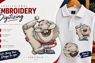 digitize image for embroidery design and custom patch embroidery in dst pes