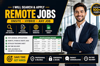 be your job application assistant, apply for remote jobs and do job search
