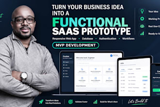 build a functional saas web app prototype for your business idea