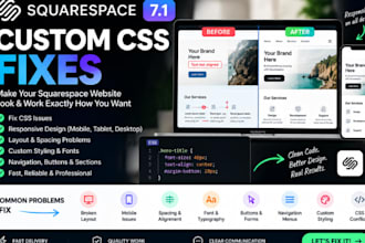 fix custom CSS issues on your squarespace website and resolve the problems