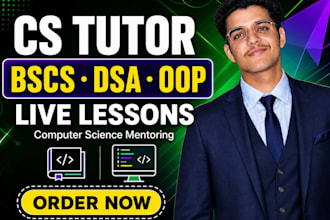 tutor computer science and programming for bscs, software engineering students
