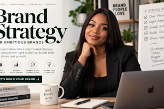 create a brand strategy, brand positioning and marketing plan