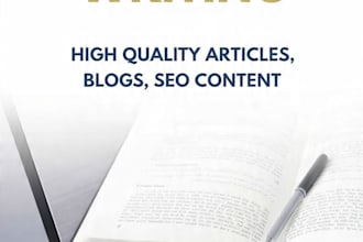 write SEO articles in arabic and french for your blog