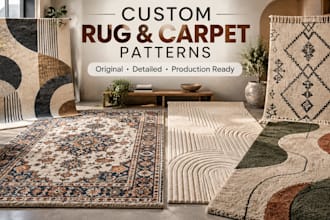 design custom rug and carpet patterns for your project
