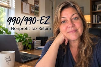 prepare irs 990, 990 ez, 990 n and individual tax forms