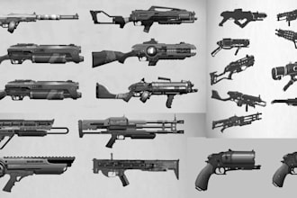 design airsoft parts, gun components, accessories with precision 3d modelling