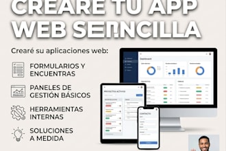 crear aplicaciones web y moviles sencillas para ti