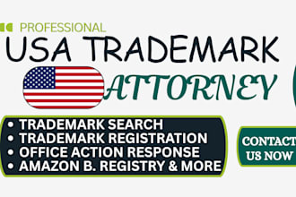 be your trademark attorney for USA trademark registration