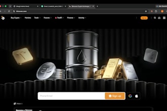develop a crypto exchange website and android app