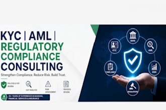 provide kyc aml, and regulatory compliance consulting