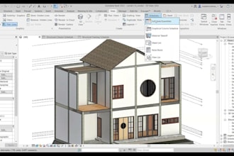 design architecture villas on revit
