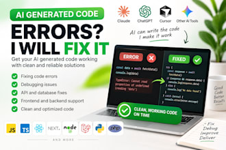 fix errors and bugs in ai generated code