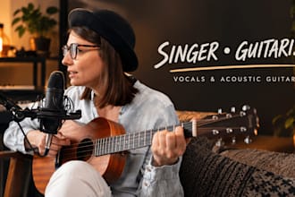 be your female singer guitarist for acoustic song demos and vocals