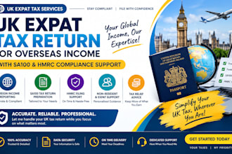 file UK expat tax return for overseas income with sa100 hmrc compliance support