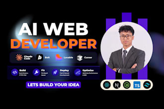 build, and launch website, app or saas