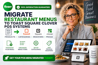 migrate restaurant menus to toast square clover pos systems