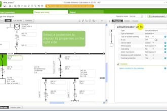 design low voltage electrical installation using Ecodial software