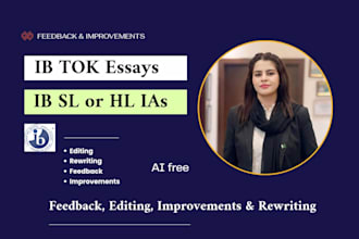 offer ib tok, ib ia feedback and improvements