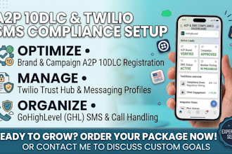 do gohighlevel a2p 10dlc registration twilio sms compliance and ghl setup