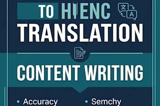 do professional english to hindi translation and content writing