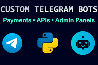 build a custom telegram bot for your business in python