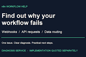 troubleshoot your n8n webhook or API workflow