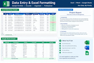 do accurate data entry ,typing and excel data cleaning
