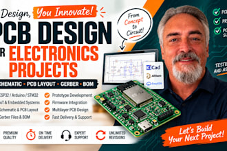 do esp32 pcb design, pcb layout and circuit design