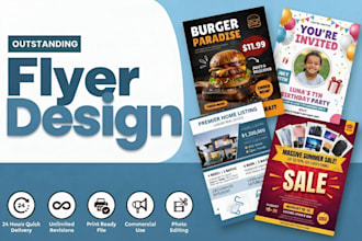 create unique flyer and poster designs