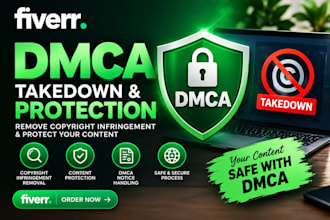 send dmca takedown notice to google,fb,reddit,yt,ig,