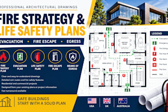 fire safety plan evacuation fire alarm system and life safety plans