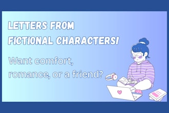 write a letter from your comfort character