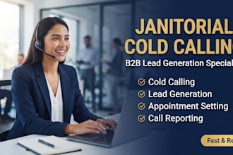 janitorial cold calling, cold calling, janitorial cleaning services, cold caller