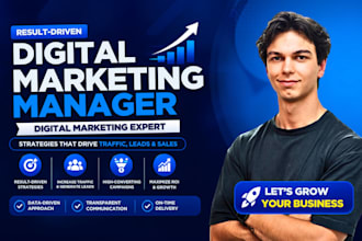 manage digital marketing SEO google ads and facebook ads