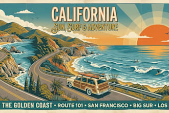 design a retro poster for gig concert or anything