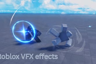 create roblox vfx, combat system, animations, scripting and game effects for you